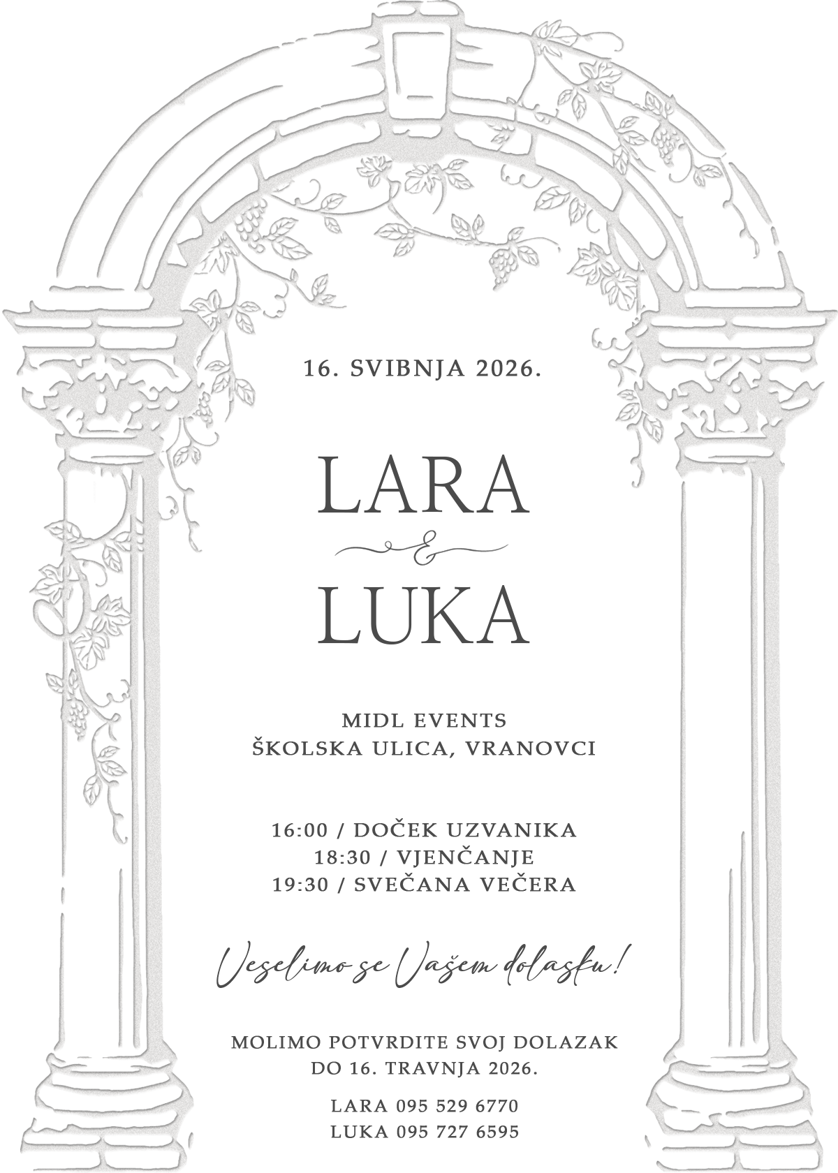 Središnja ilustracija pozivnice